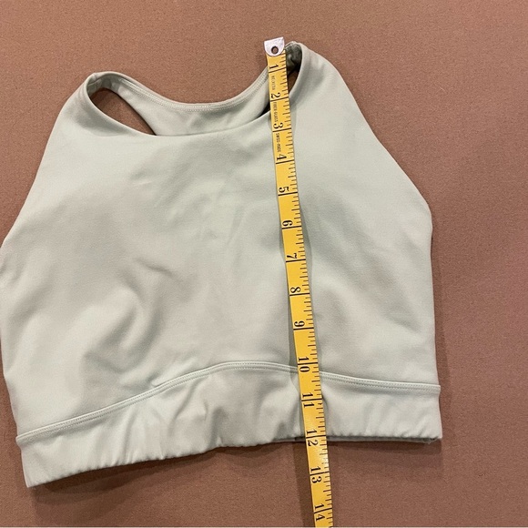 Alphalete Alphalux High Neck Mint Green Sports Bra Size Small - Picture 9 of 9